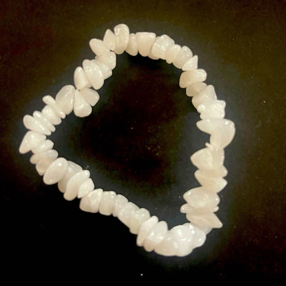 White quartz bracelet